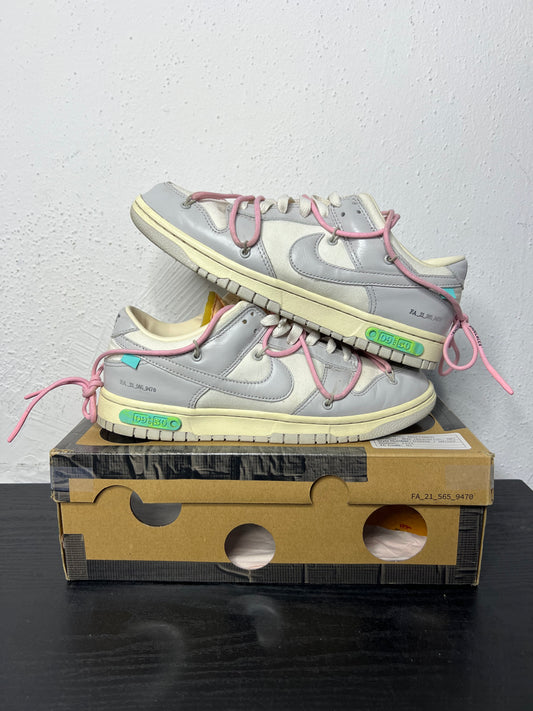 OFF WHITE DUNK LOW LOT 9 (USED)