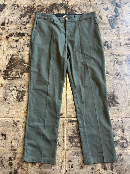 OLIVE DICKIES SKATEBOARDING PANTS