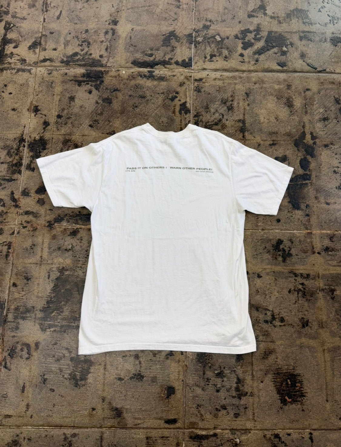 SUPREME HANDS OFF WHITE TEE