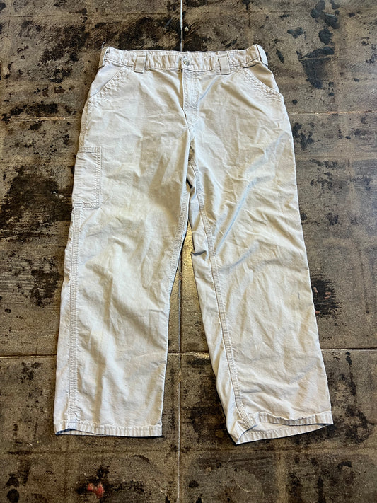CARHARTT LIGHT BROWN PANTS / 36X30