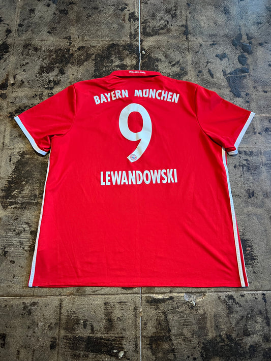 ADIDAS 16-17’ BAYERN MUNICH LEWANDOWSKI HOME JERSEY