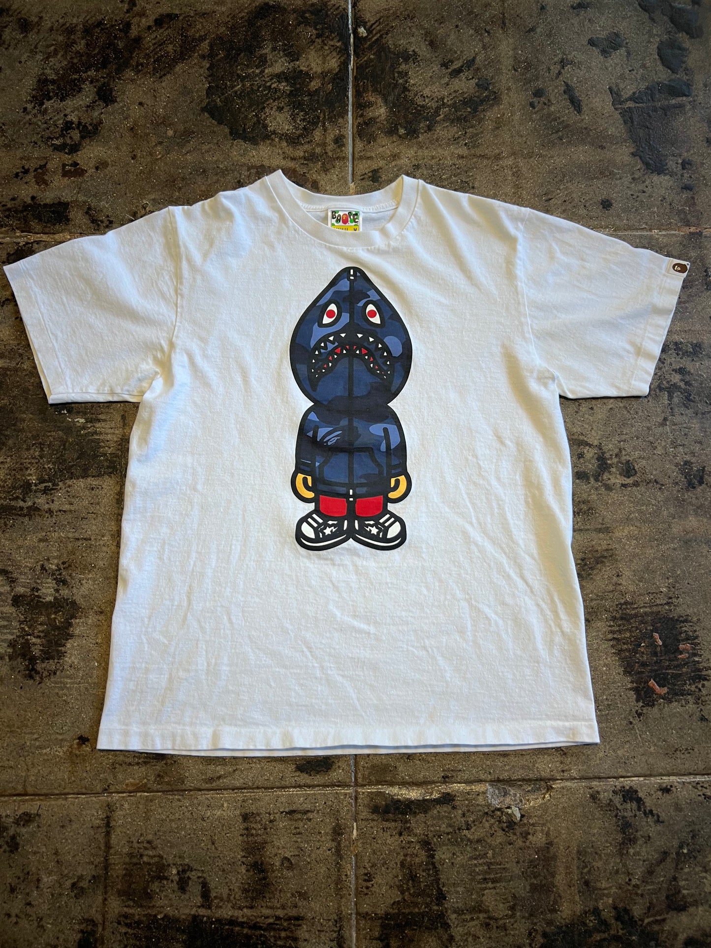 BAPE CAMO CLASSIC MILO SHARK TEE