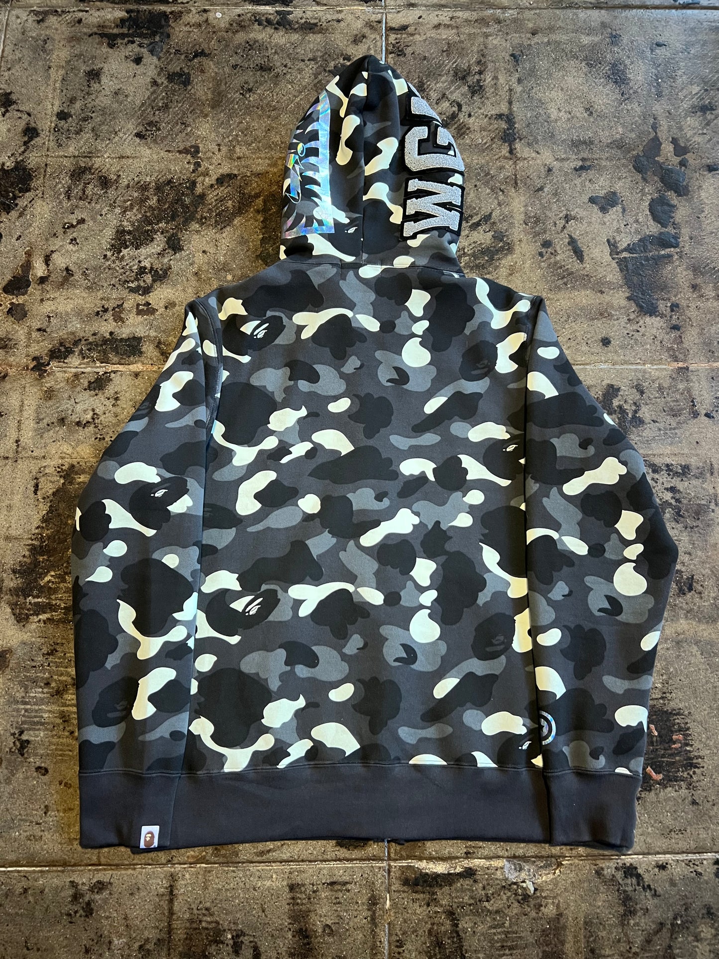 BAPE CITY CAMO SHARK FULL ZIP HOODIE