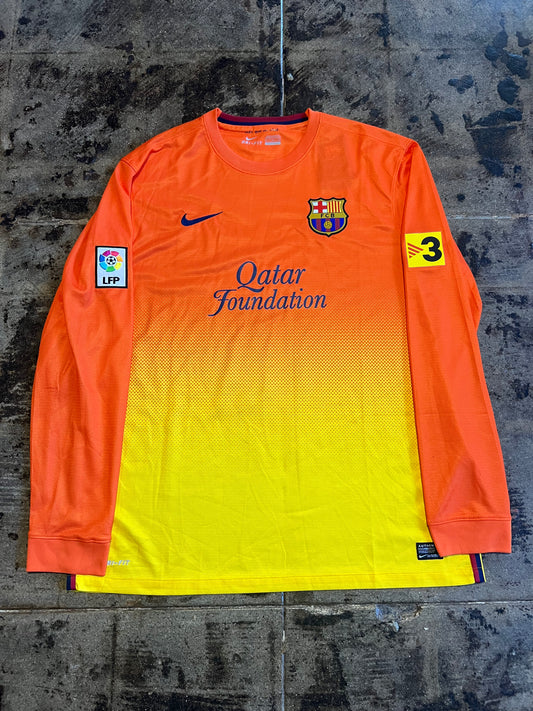 NIKE 12/13 FC BARCELONA AWAY JERSEY L/S