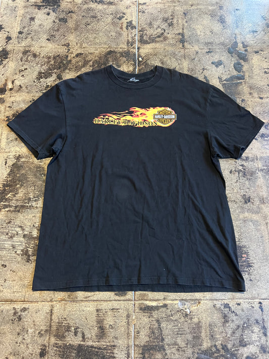 BLACK HARLEY-DAVIDSON TWIN CITIES TEE