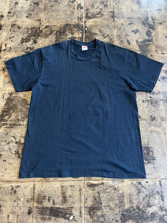 SUPREME NAVY BLANK TEE