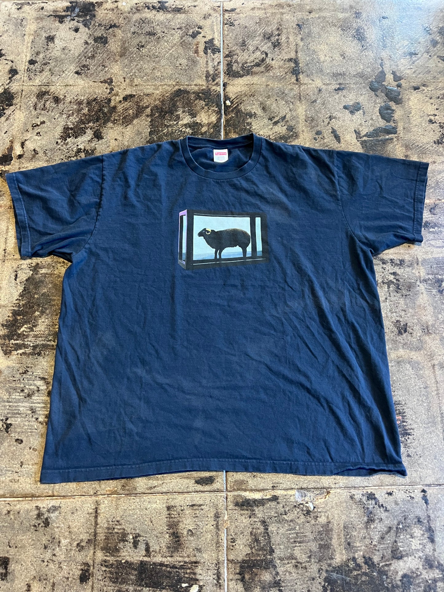 SUPREME DAMIAN HIRST TEE NAVY