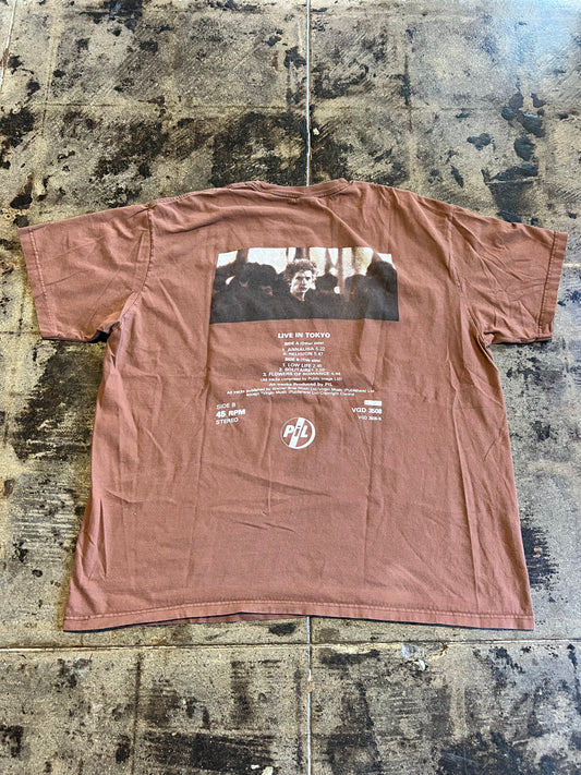 SUPREME PIL LIVE IN TOKYO BROWN TEE