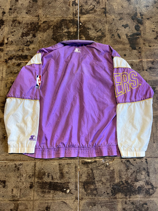 STARTER LAKER PURPLE WINDBREAKER