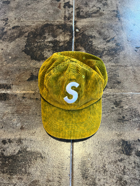 SUPREME CORDUROY S LOGO HAT