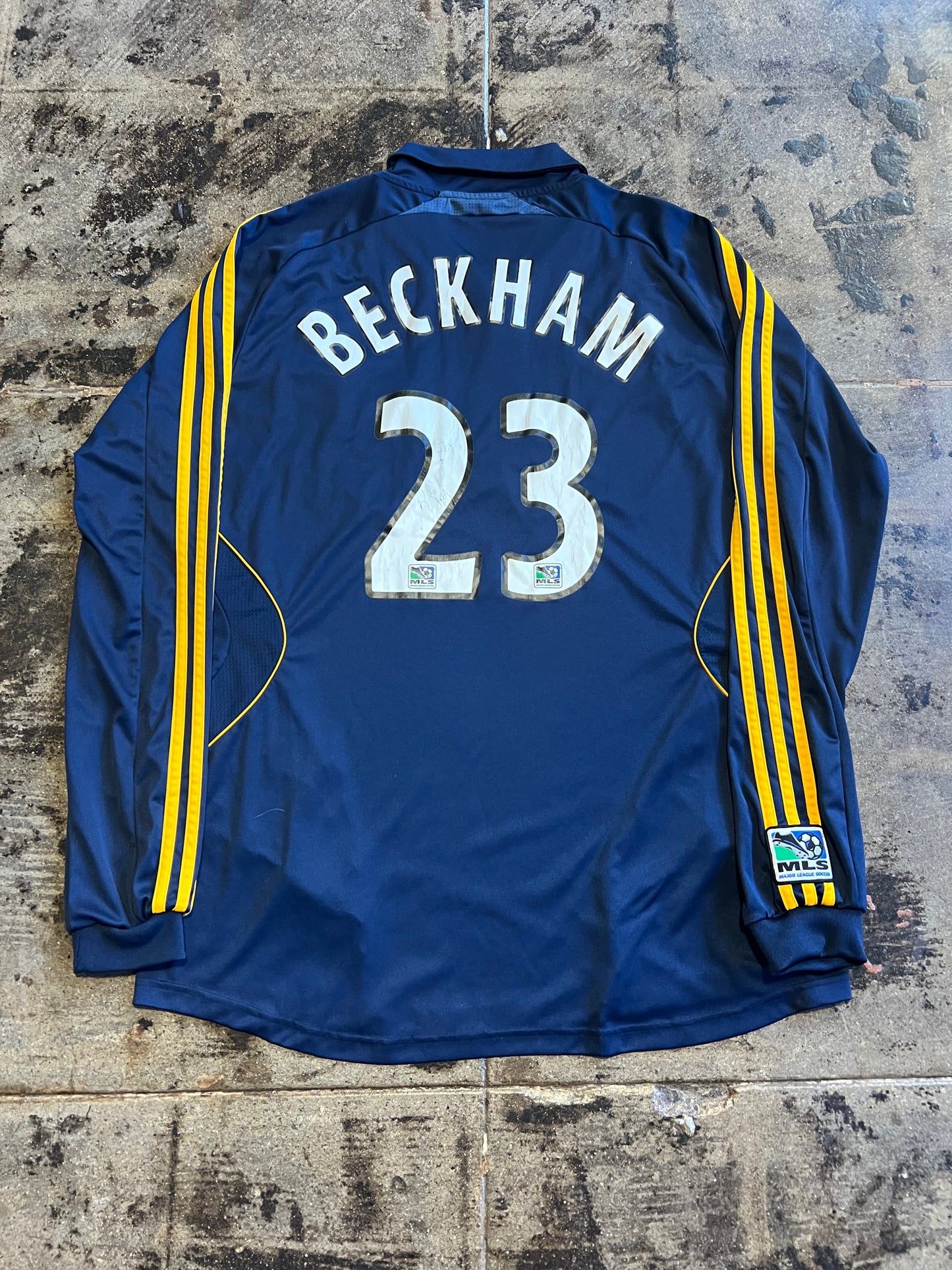 ADIDAS 08/09 LA GALAXY BECKHAM L/S JERSEY