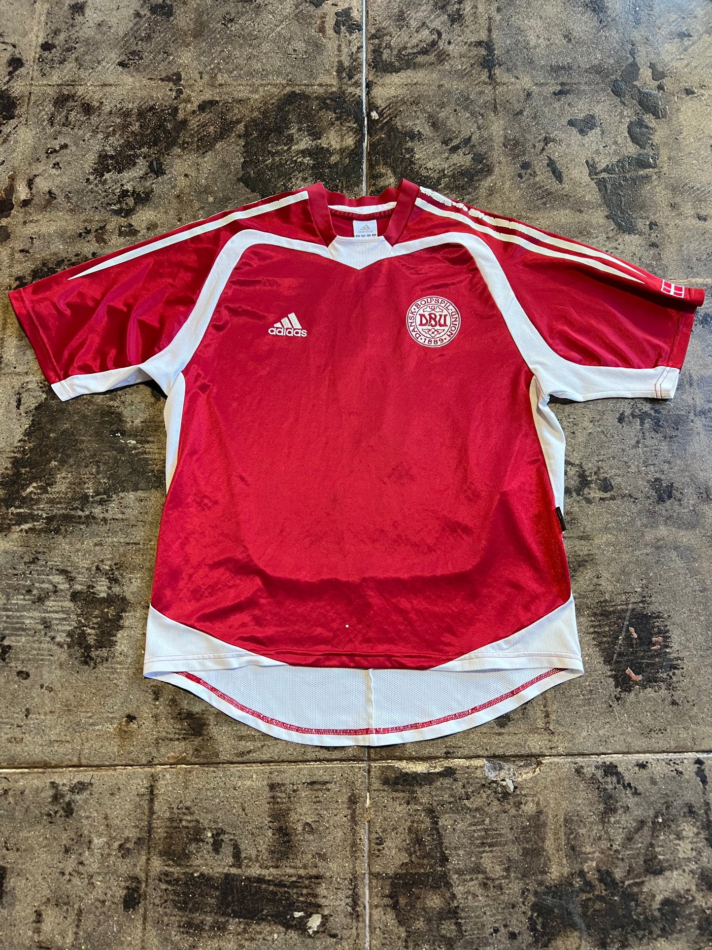 ADIDAS 04/05 DENMARK GRAVESEN HOME JERSEY