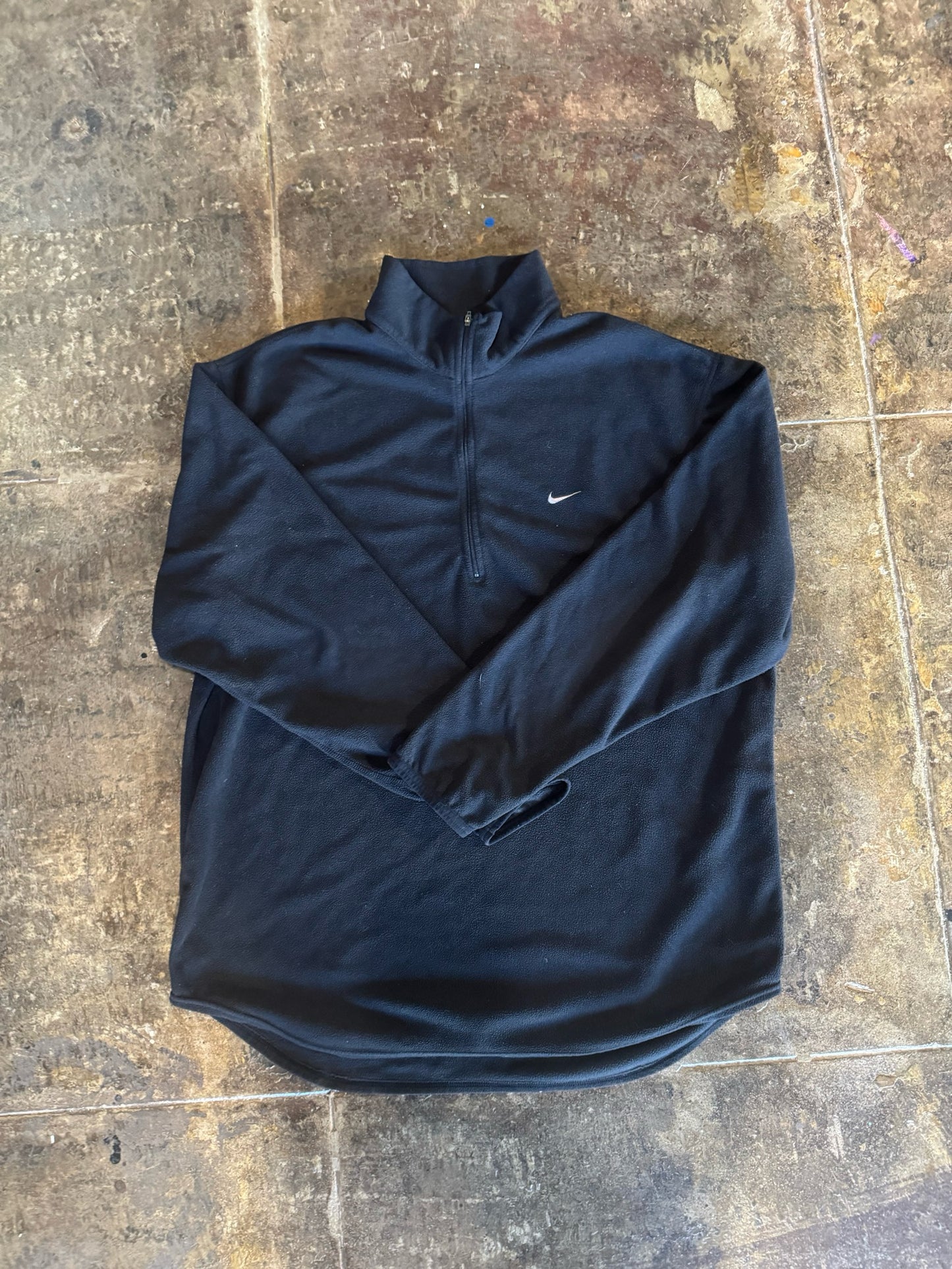NIKE FLEECE QUARTER ZIP SIZE:L