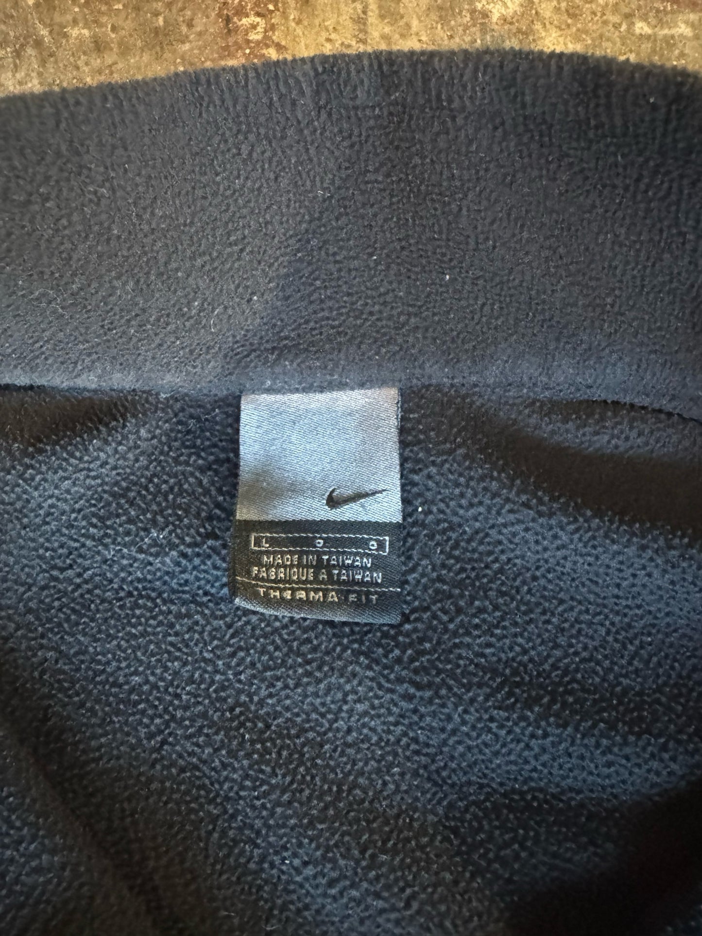 NIKE FLEECE QUARTER ZIP SIZE:L