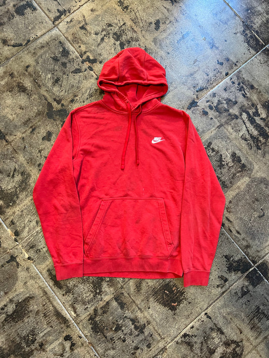 NIKE RED HOODIE SIZE:M