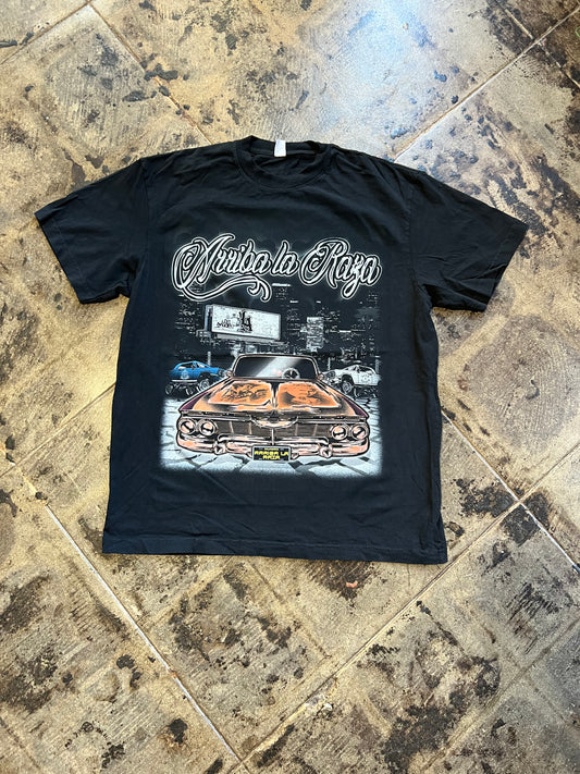 ARRIBA LA RAZA LOWRIDER TEE