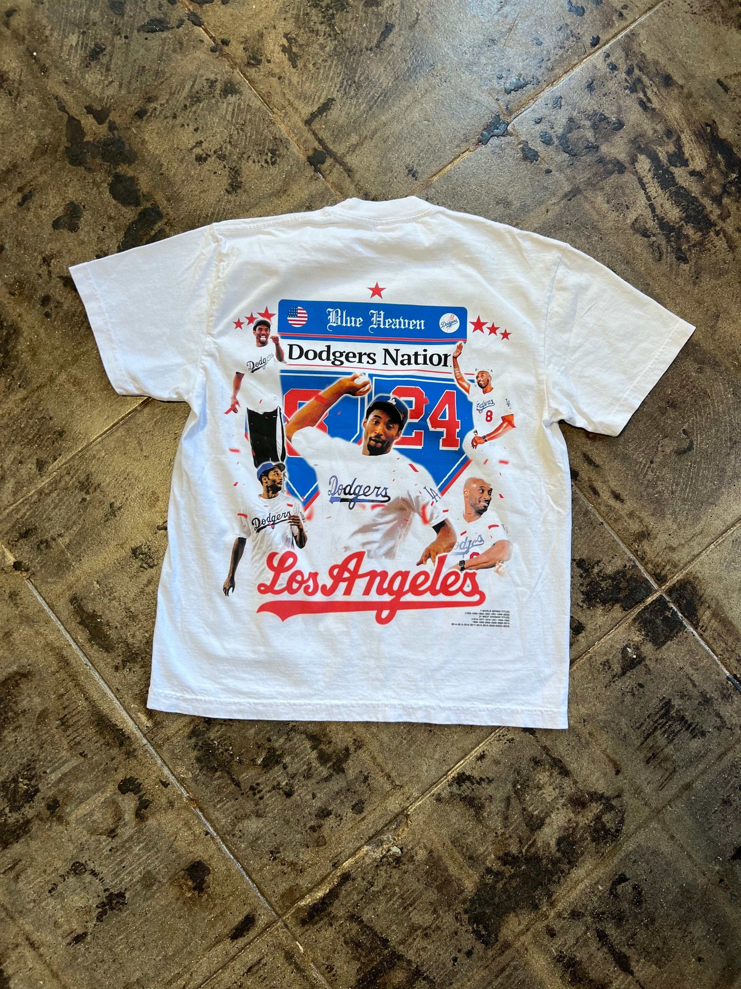 Rejoice Wrld Wide KOBE DODGER TEE