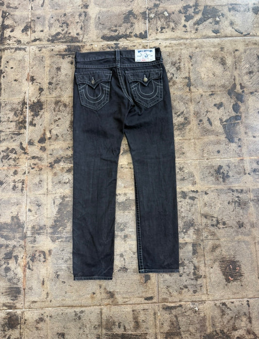 TRUE RELIGION BLACK SKINNY JEANS