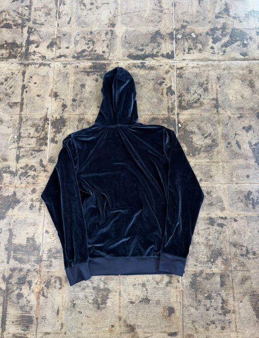 TRUE RELIGION VELVET NAVY ZIP UP