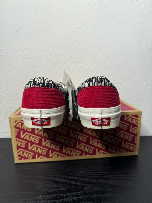 FOG RED SK8 VANS