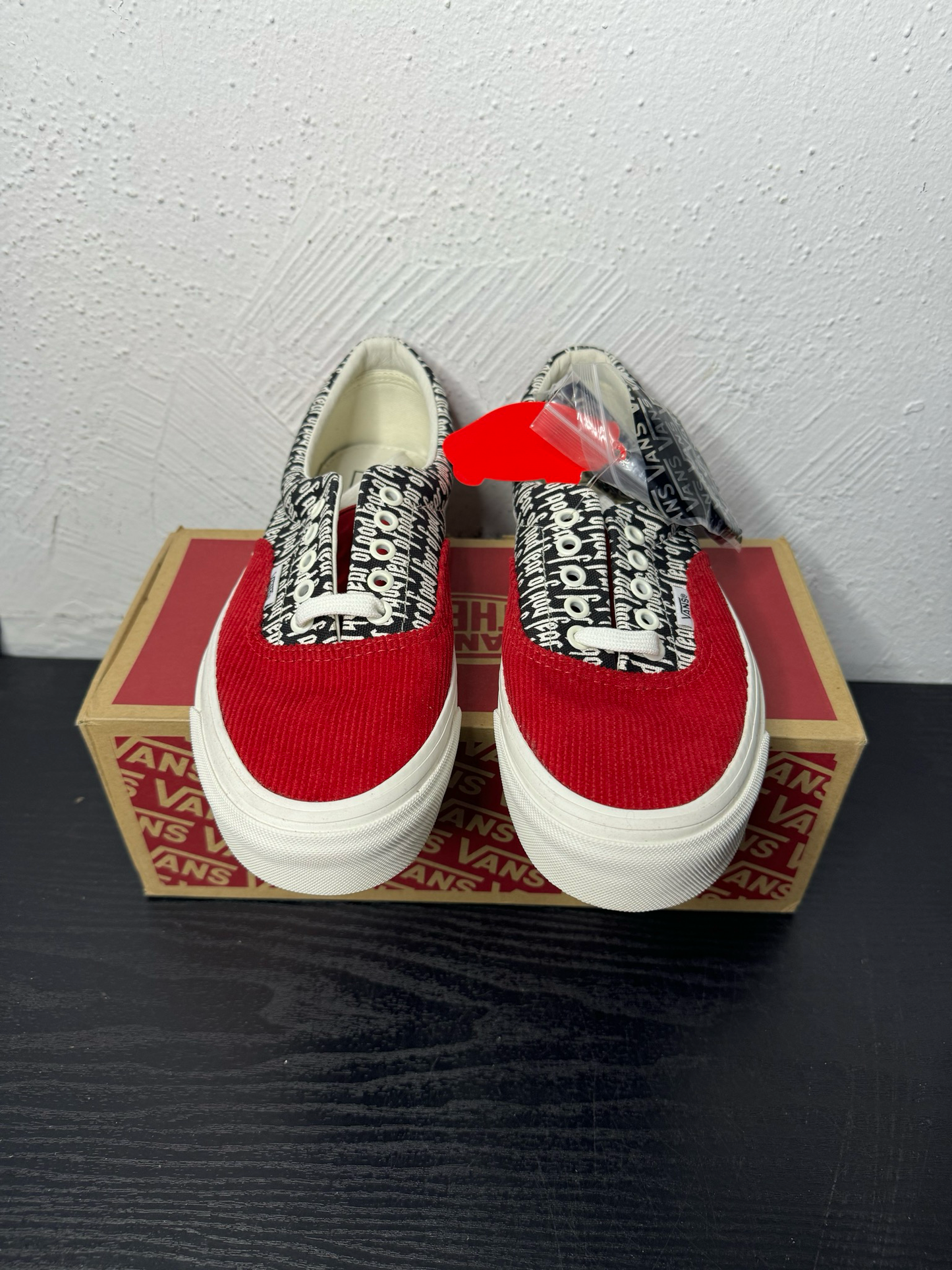 FOG RED SK8 VANS