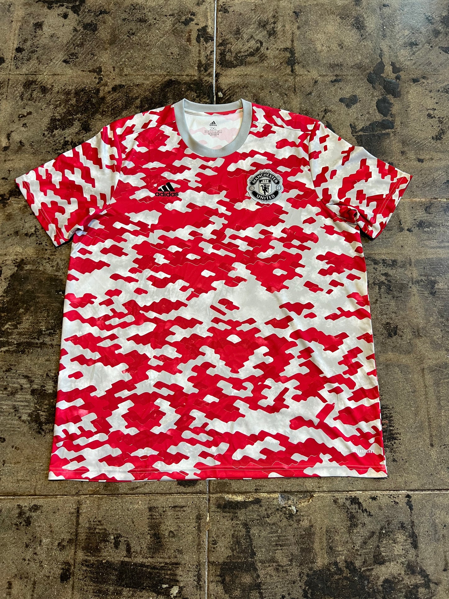 21/22 ADIDAS MANCHESTER UNITED PREMATCH JERSEY