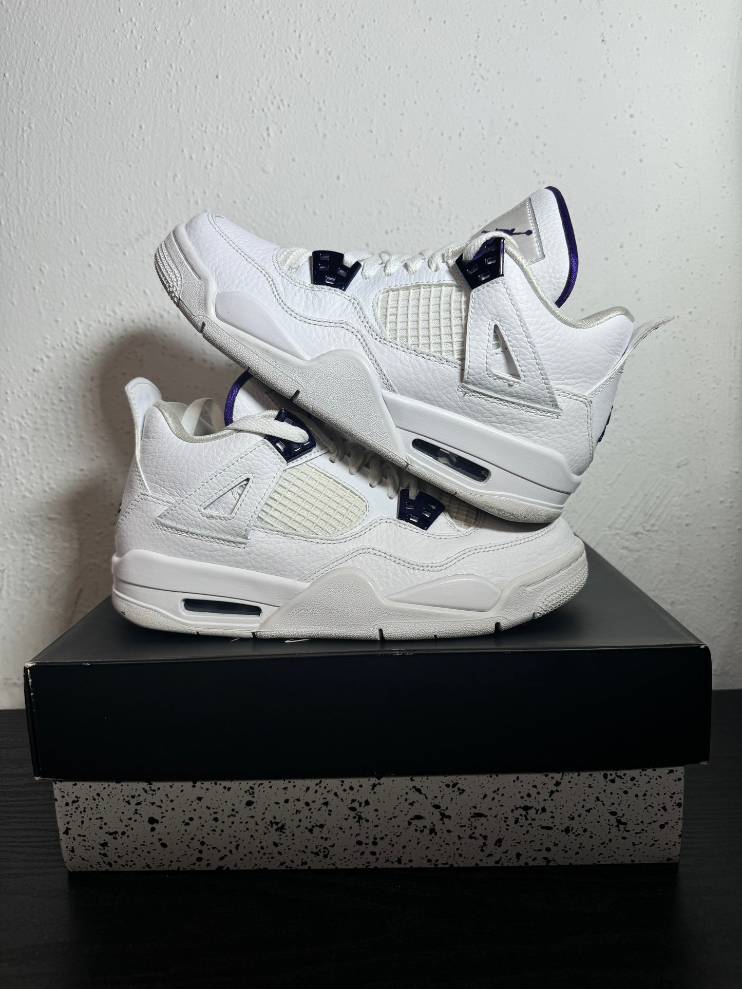 JORDAN 4 METALLIC PURPLE GS (USED)
