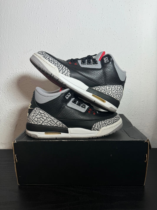 JORDAN 3 BLACK CEMENT GS (2018) (USED)