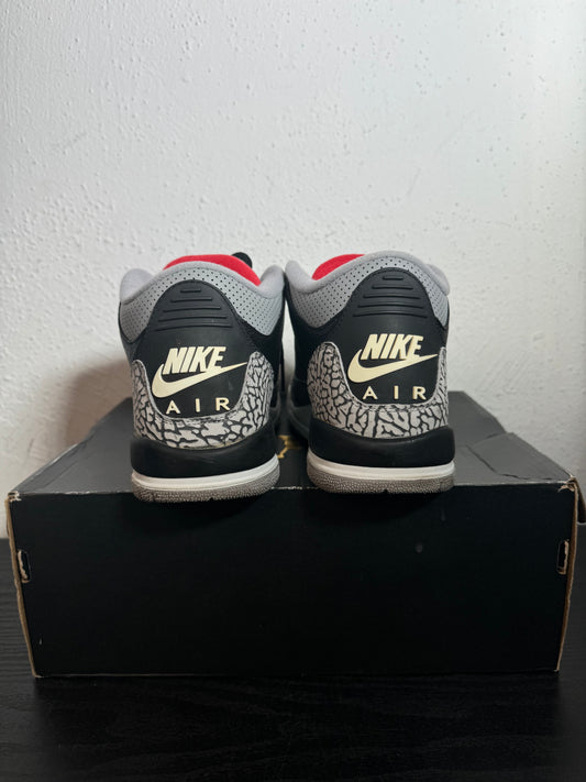 JORDAN 3 BLACK CEMENT GS (2018) (USED)