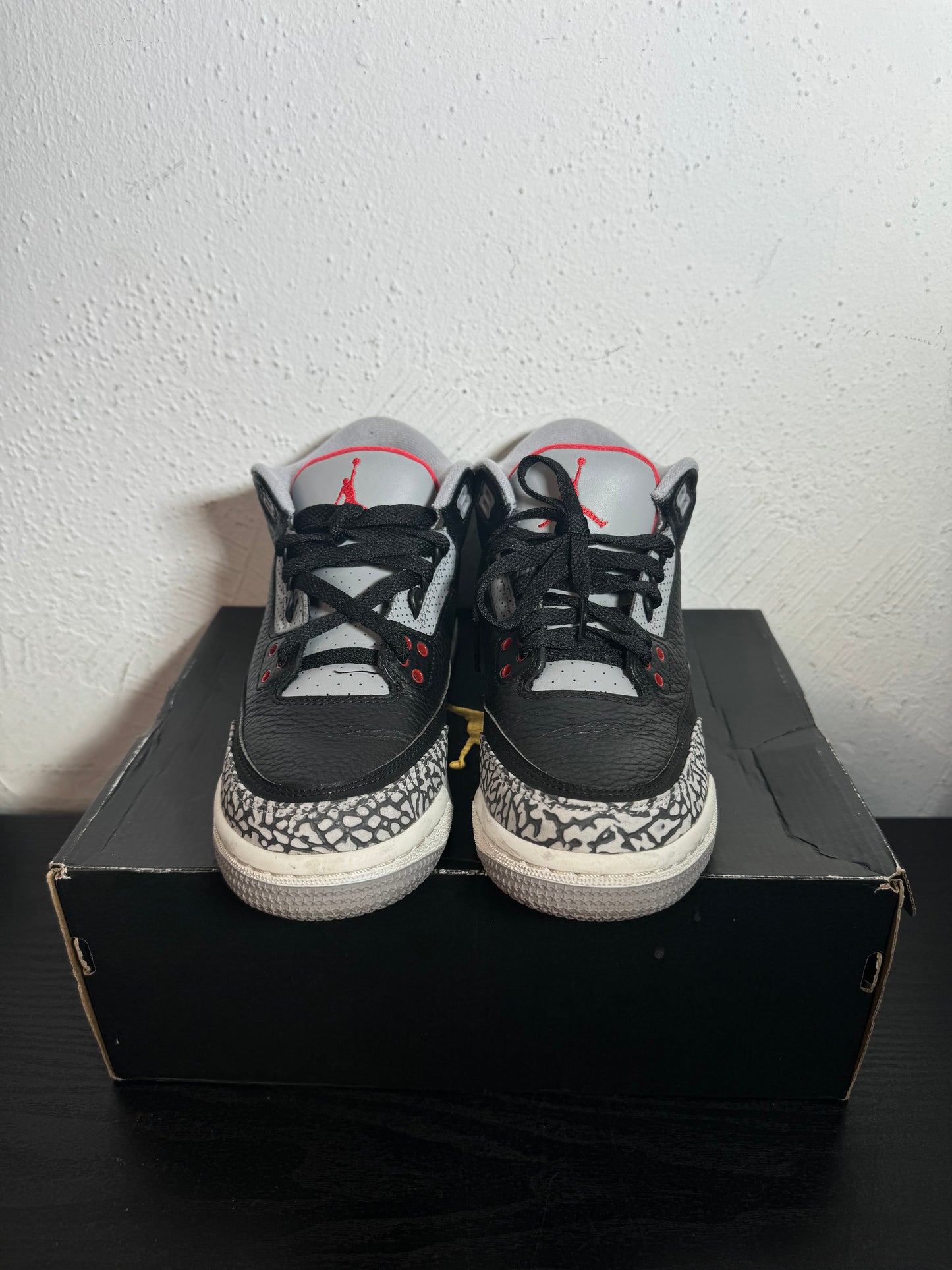 JORDAN 3 BLACK CEMENT GS (2018) (USED)
