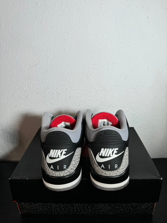 JORDAN 3 BLACK CEMENT (2025) (USED)