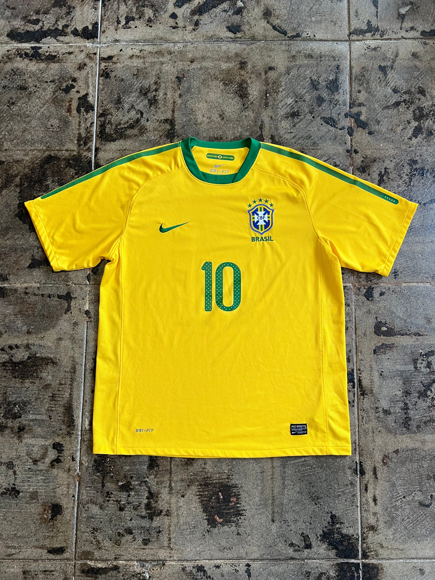NIKE 10' BRASIL #10 HOME JERSEY