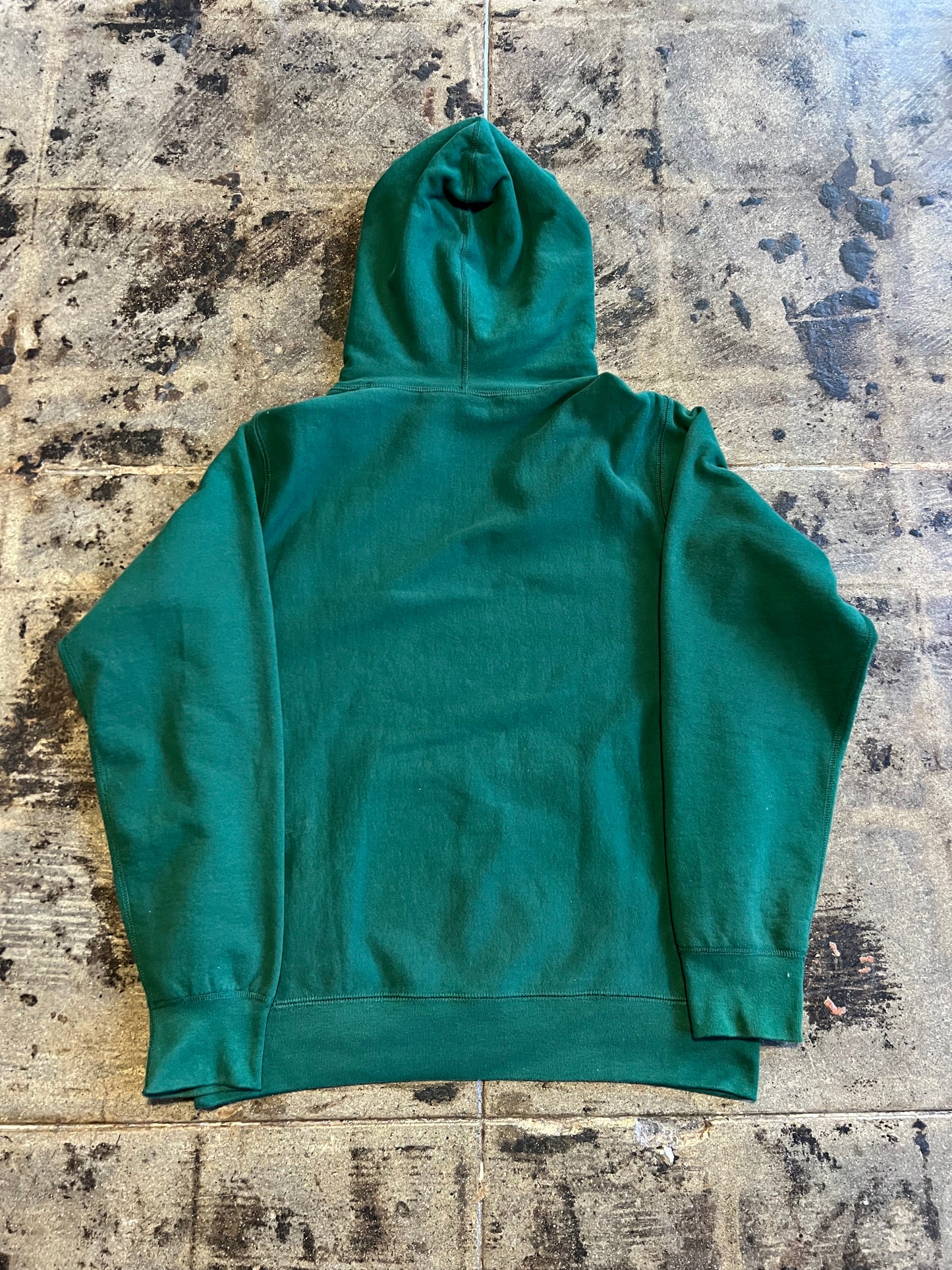 GREEN SUPREME S LOGO HOODIE