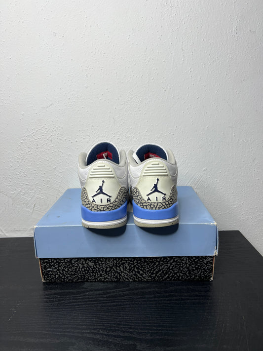 JORDAN 3 UNC (USED) / 8.5