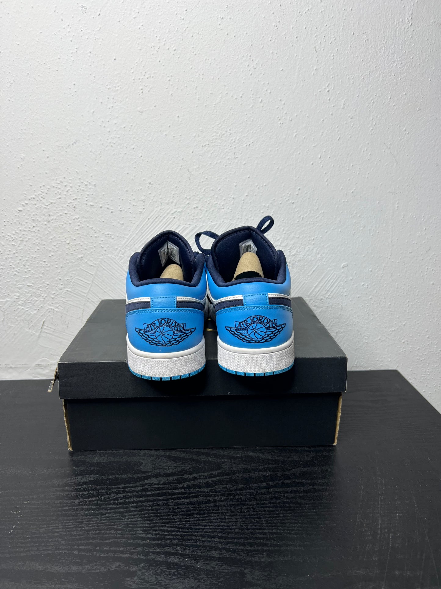 JORDAN 1 LOW UNIVERSITY BLUE(USED) / 9