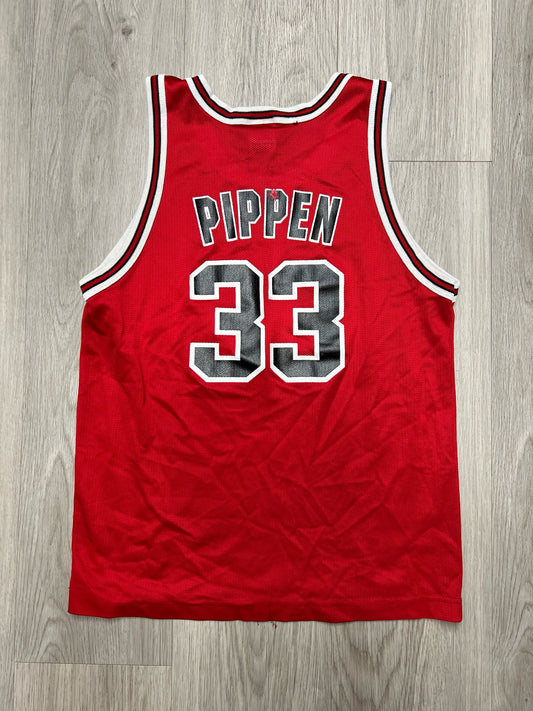 NBA CHAMPION BULLS PIPPEN #33 JERSEY SZ: KIDS MED