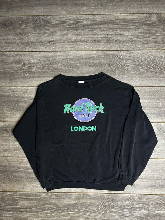 VINTAGE HARD ROCK CAFE LONDON CREWNECK SZ: S