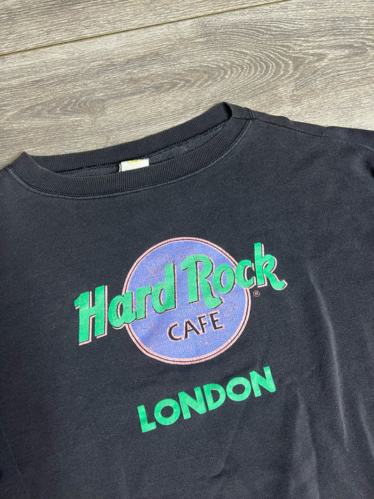 VINTAGE HARD ROCK CAFE LONDON CREWNECK SZ: S
