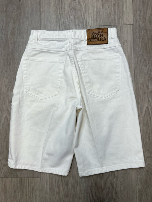 WHITE HIGH SIERRA JORTS SZ: 29
