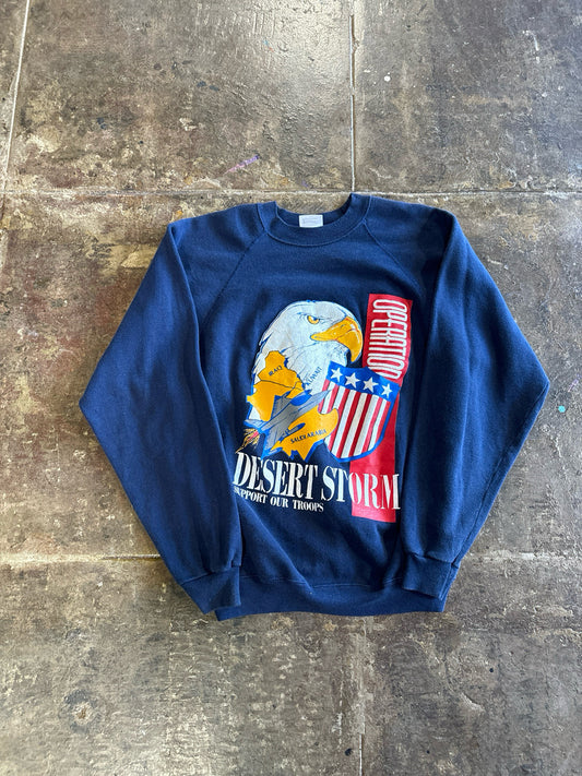 DESERT STORM EAGLE CREWNECK SIZE:M