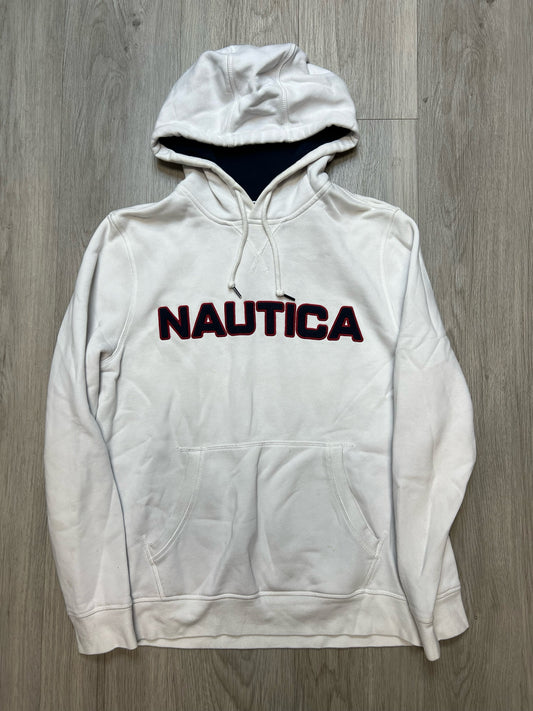 WHITE NAUTICA HOODIE SZ: M