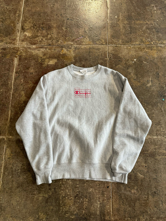 CHAMPION GREY CREWNECK SIZE:M