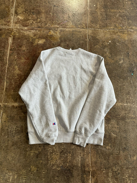 CHAMPION GREY CREWNECK SIZE:M