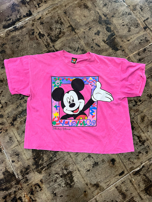 MICKEY TEE SZ: XL CROP