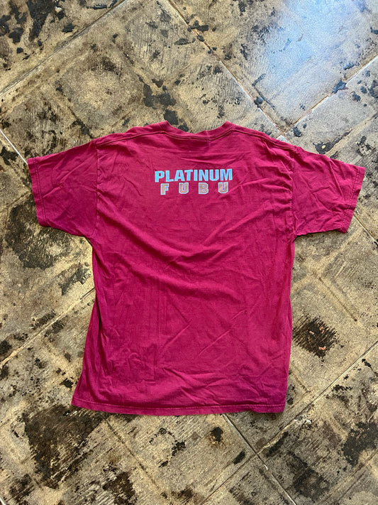 PLATINUM FUBU FAT ALBERT TEE SZ: 2XL