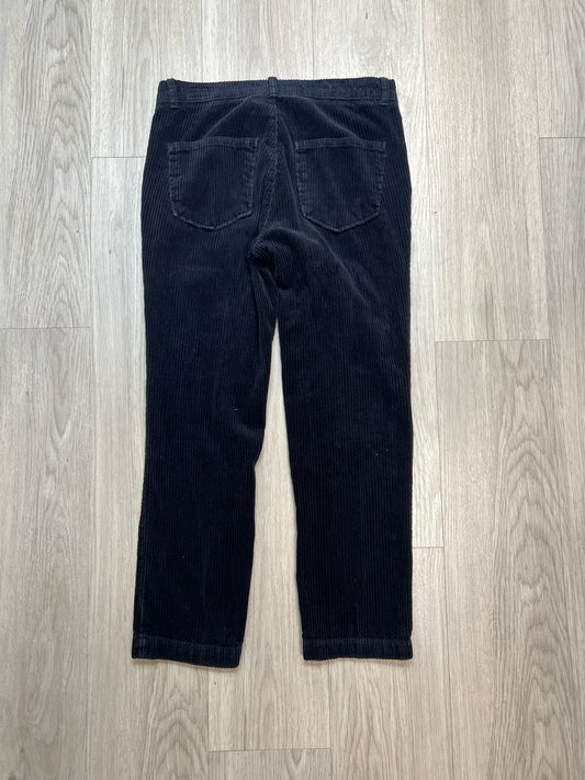 BLACK CORDUROY PANTS SZ: 30