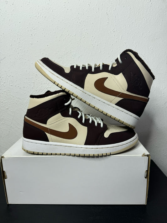 JORDAN 1 MID OATMEAL (USED) / 8.5W(7Y)