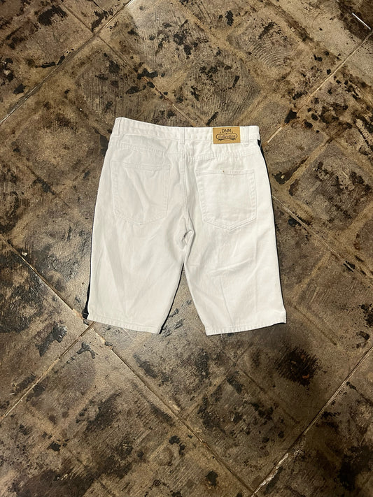 DNM WHITE JORTS SIZE:34