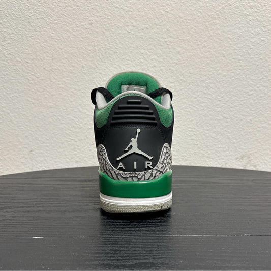 JORDAN 3 PINE GREEN USED / 12