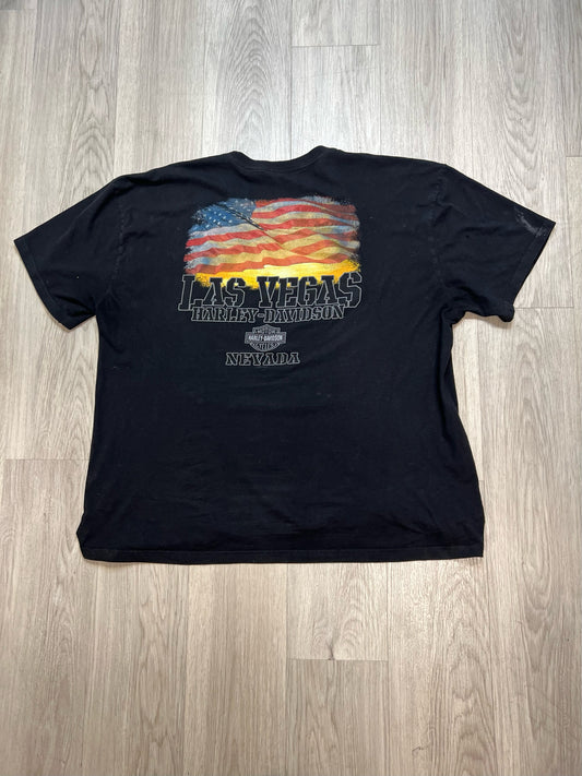 BLACK HARLEY-DAVIDSON TEE SZ: 4XL